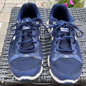 Under Armour Sneakers Mens sz 12 Micro G Assert 6 Navy Blue Running Shoes used